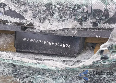 2008 Volkswagen Eos Turbo z USA, uszkodzony, nr VIN WVWBA71F08V044824